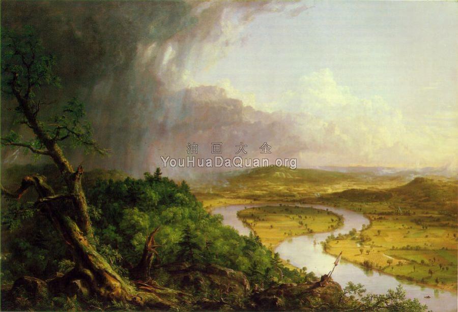 The Connecticut River Near Northampton - 托马斯·科尔